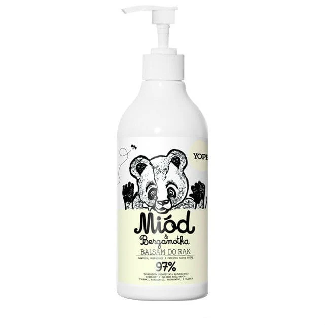 Luonnollinen käsivoide Hunaja ja bergamotti 300 ml YOPE