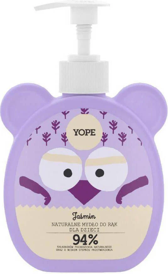 Luonnollinen nestemäinen käsipesu lapsille Jasmin 400ml YOPE