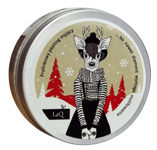 Luonnollinen pähkinäinen pesupeeling 200ml LAQ