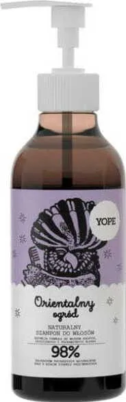Luonnollinen shampoo orientalisen puutarhan hiuksille 300ml YOPE