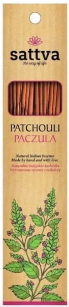 Luonnollinen suitsuke Sattva suitsuke Patchouli 30G