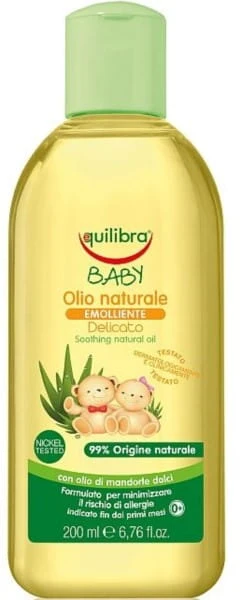 Luonnollinen vauvaöljy EQUILIBRA 200ml