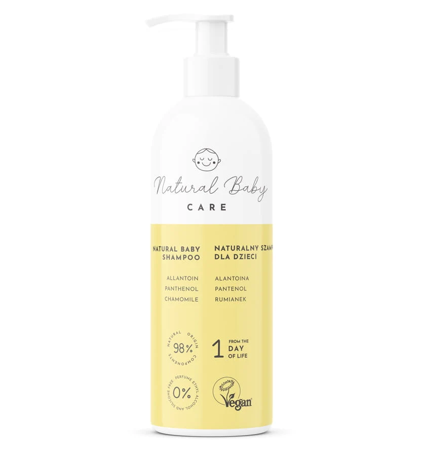 Luonnollinen vauvanhoito, luonnollinen lasten shampoo, 200 ml