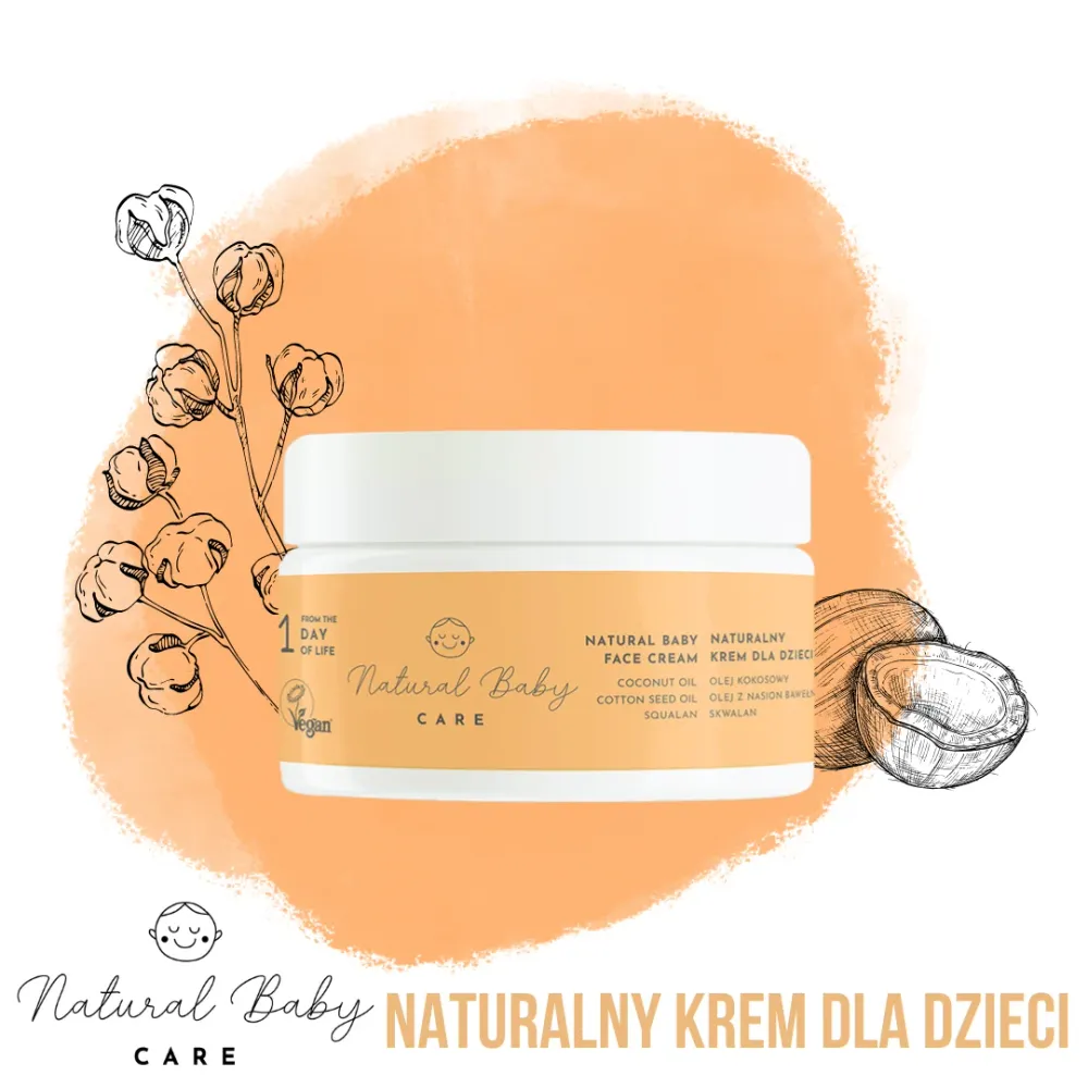 Luonnollinen vauvanhoito Natürliche Baby-Gesichtscreme 50 ml