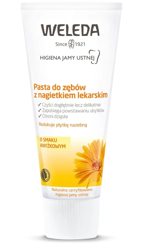 Luonnonmukainen kehäkukkahammastahna ilman fluoria ECO 75 ml - WELEDA