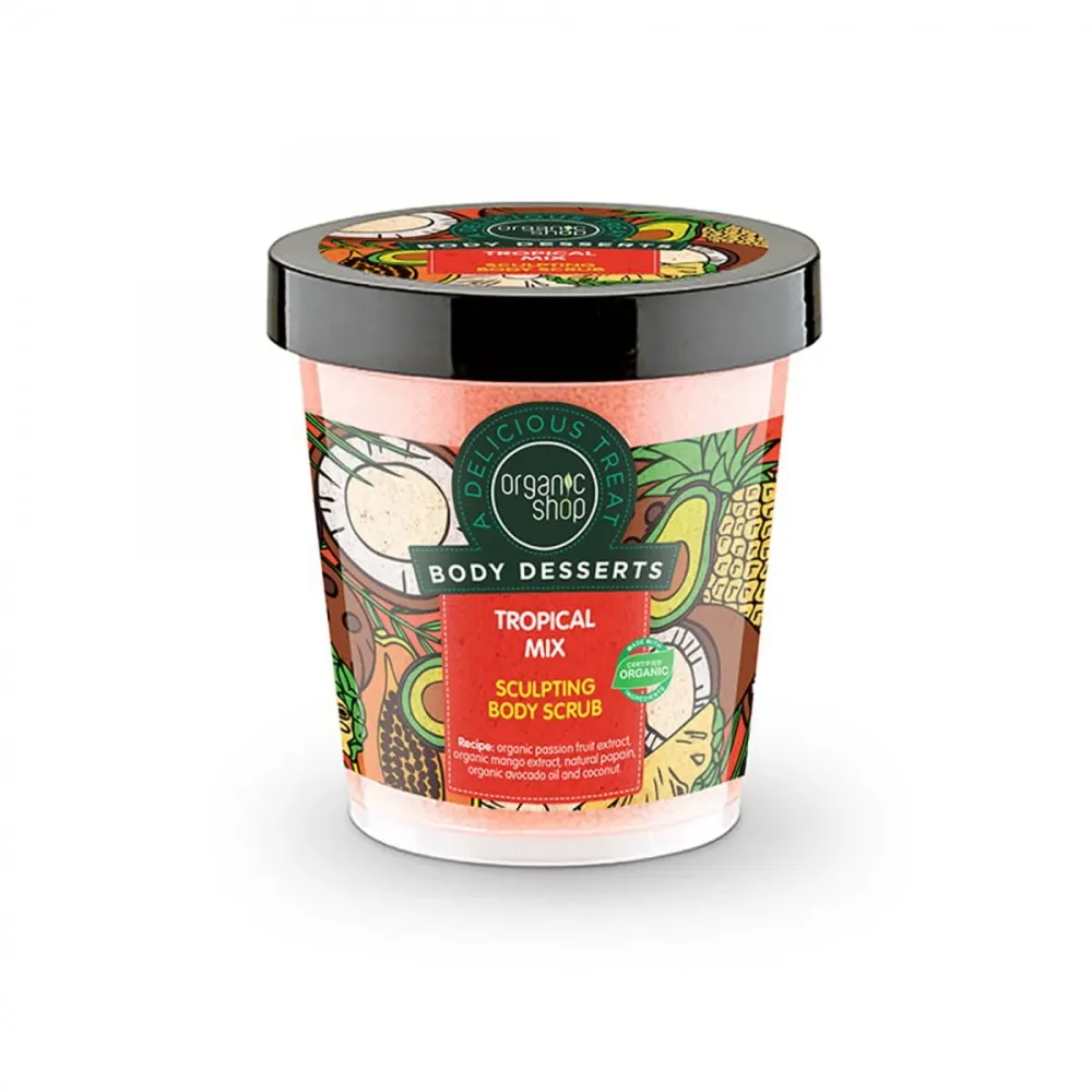 Mallintava kehonkuorinta trooppinen seos 450 ml