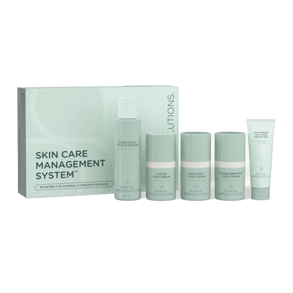Marini Skin Solutions -ihonhoitojärjestelmä (aloituspakkaus) - normaali/yhdistelmä