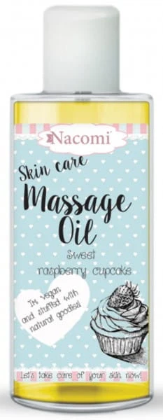 Massaöljy vadelma-kuppikakku 50ml NACOMI