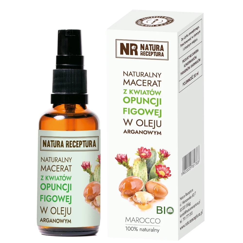 Mazerat kaktusfikun kukista arganöljyssä 50ml NATURA RECEPTURA
