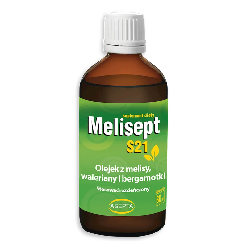 Melisept s21 30ml - melissan, rohtovirmajuuren ja bergamotin öljy ASEPTA
