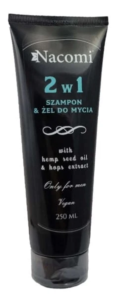 Miesille suunnattu 2--1 suihkugeeli 250ml NACOMI