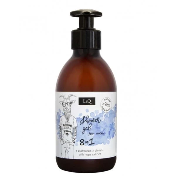 Miesten 8--1 suihkugeeli 300ml LAQ