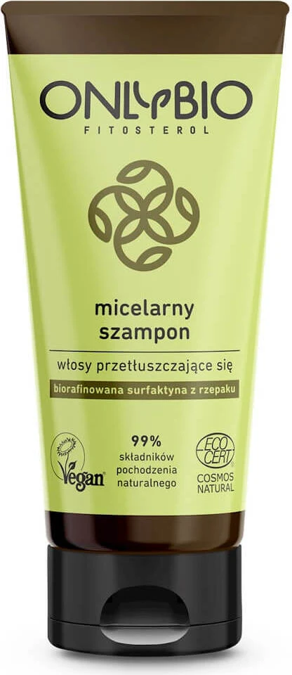 Mizellen shampoo rasvaisille hiuksille - 200 ml putkilo - VAIN BIO