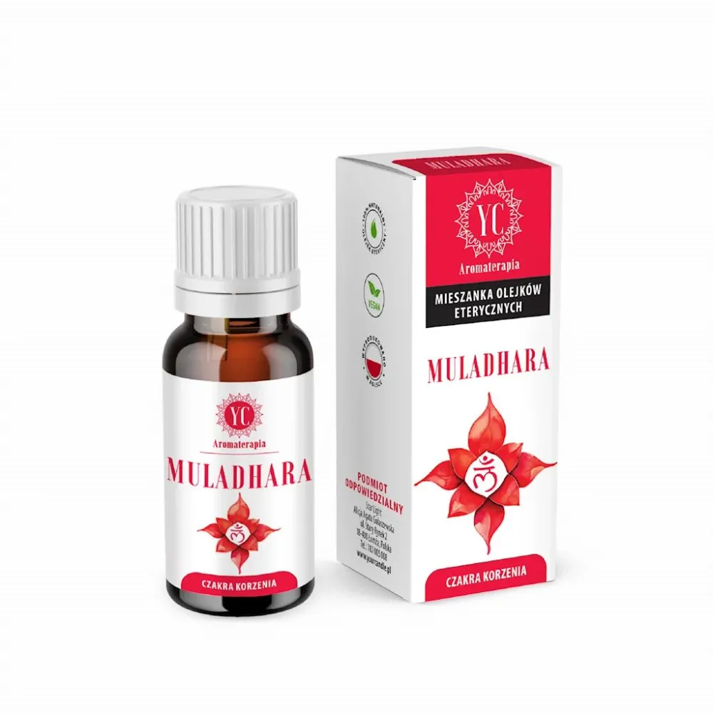 Muladhara Chakran ETERIALES-Öljyseos Kuori 10 ml - SINUN KYNTTILÄSI