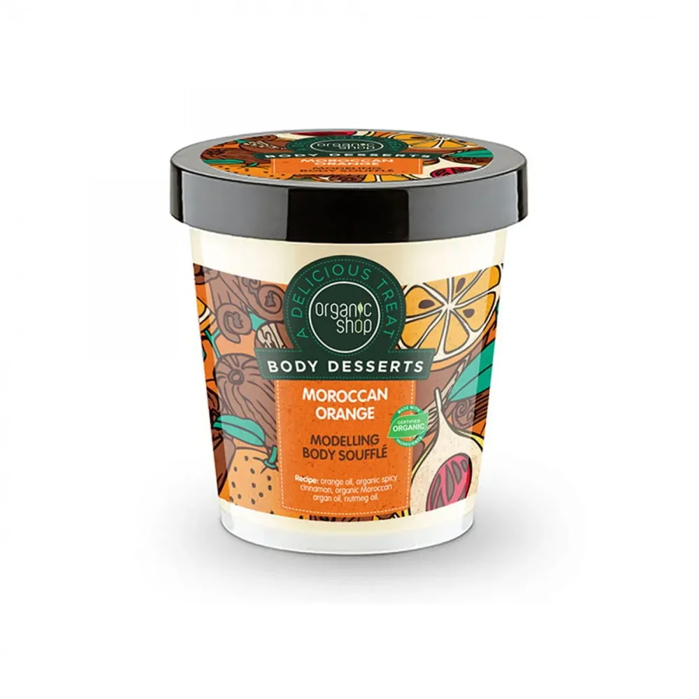 Muotoileva appelsiinituoksuinen kehon soufflé 450 ml