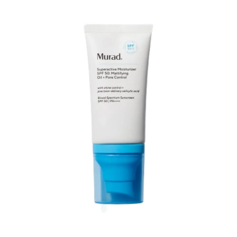 Murad Superactive kosteusvoide SPF 50 - Mattifioing Oil + huokosohjaus