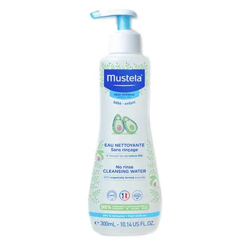 Mustela ei-huuhtelun puhdistusvesi