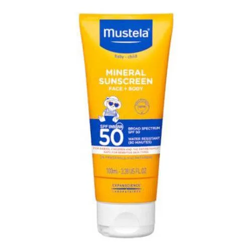 Mustela SPF 50 mineraali -aurinkovoidevoide