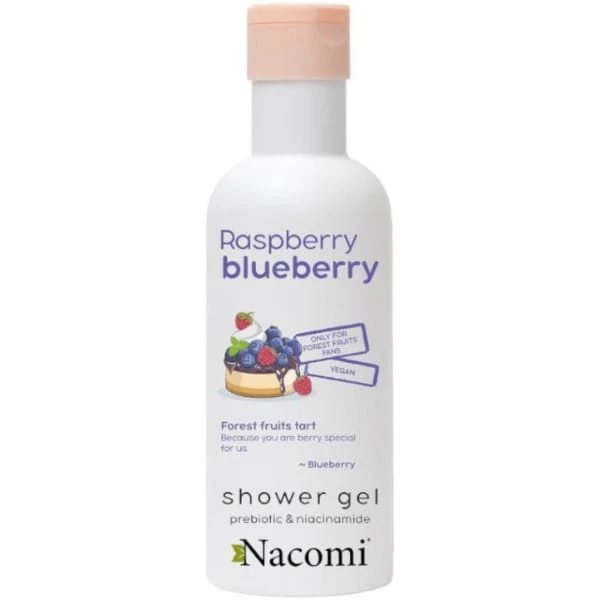 Nacomi Duschgel Mustikka ja Vadelma 300 ml