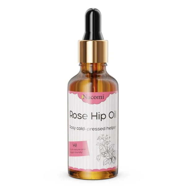 Nacomi Villiruusun öljy 50 ml luomu