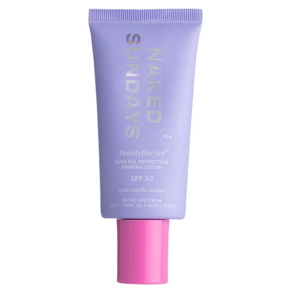 Naked Sundays Beauty Barrier Mineral Perfecting Priming Lotion SPF50