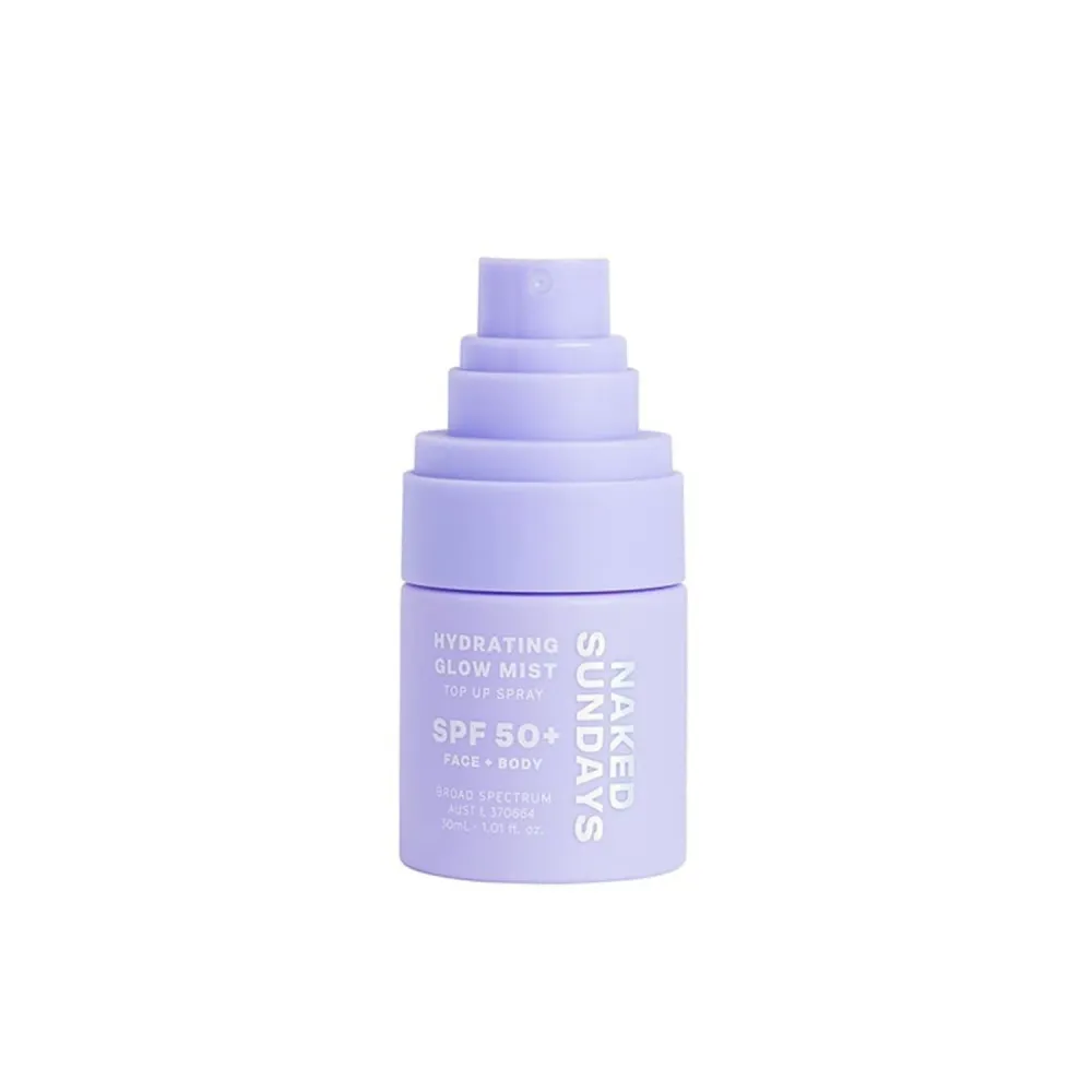 Naked Sundays Hydrating Glow Mist -aurinkosuojavoide