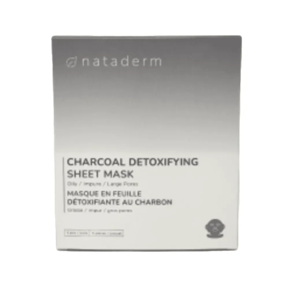 Nataderm -hiilen detoksifiointimiehen naamio