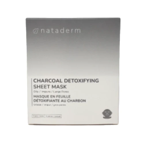 Nataderm -hiilen detoksifiointimiehen naamio