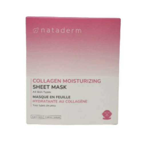 Nataderm -kollageenin kosteuttava arkin naamio