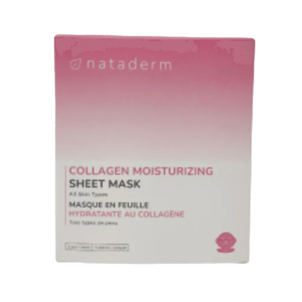 Nataderm -kollageenin kosteuttava arkin naamio