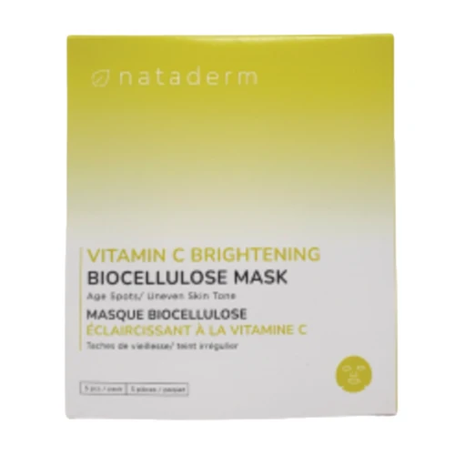 C -vitamiini -kirkastava bioselluloosaski Nataderm
