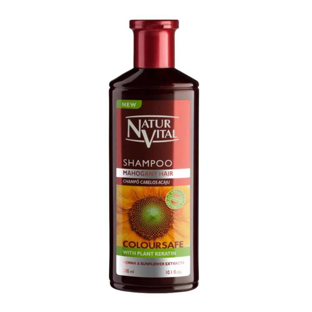 Natur Vital Coloursafe Mahogany -ääninen shampoo
