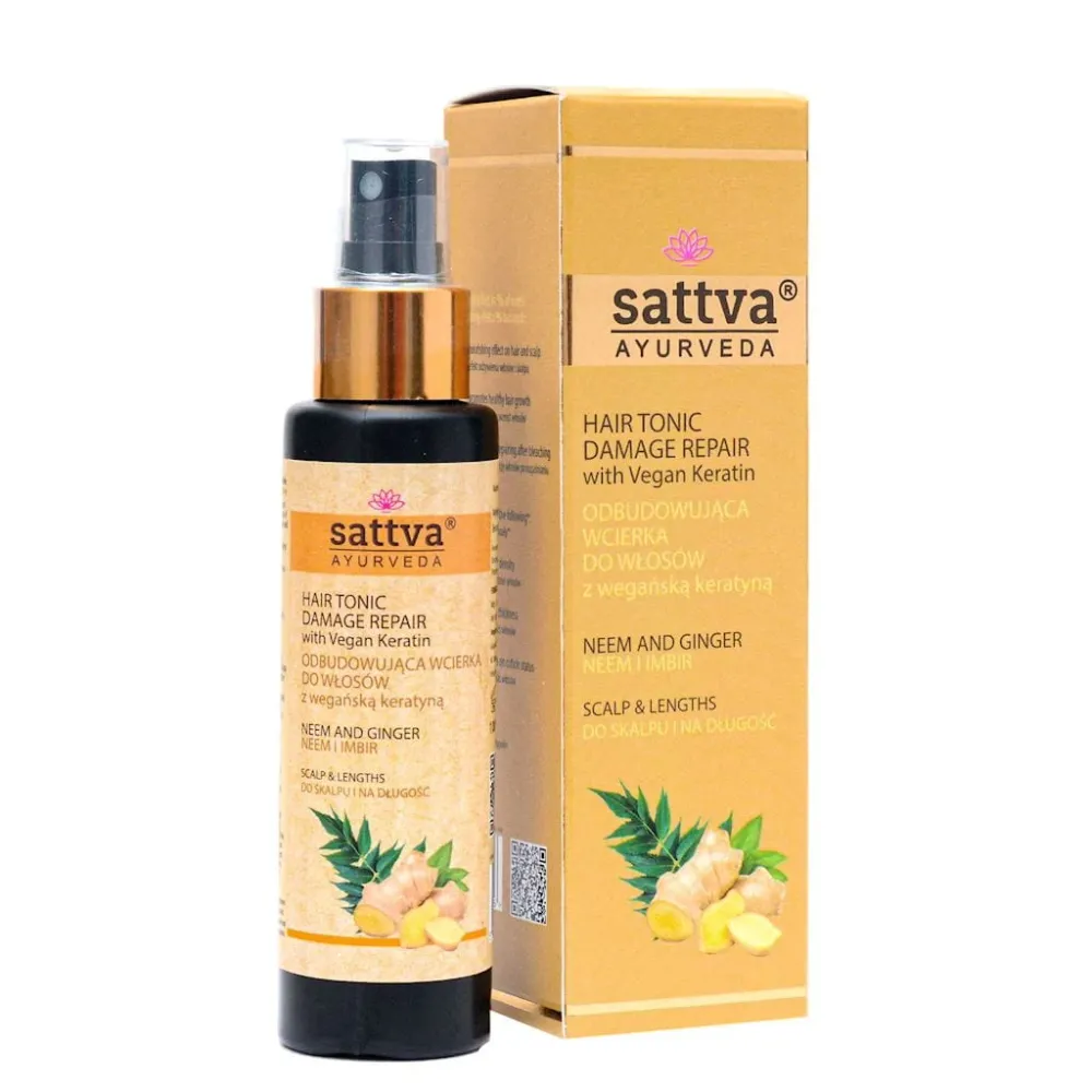 NEEM & IMBIR PALAUTTAVA HIENSUODIN PÄÄN NAHALLE 100 ml - SATTVA (AYURVEDA)