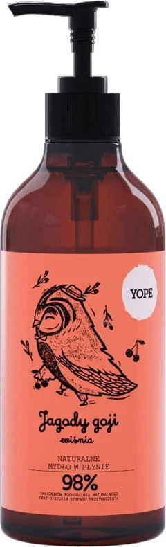 Nestemäinen saippua gojimarjoilla ja kirsikalla 500ml YOPE