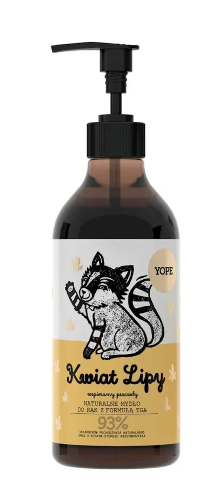 Nestemäinen saippua lehmuksen kukka 500ml (tga-kaava) YOPE