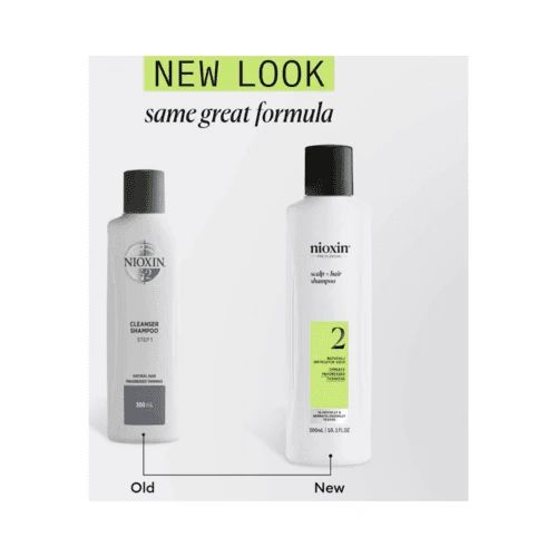 NIOXIN System 2 Scalp + Hair Shampoo - Hiuksia paksuntava shampoo