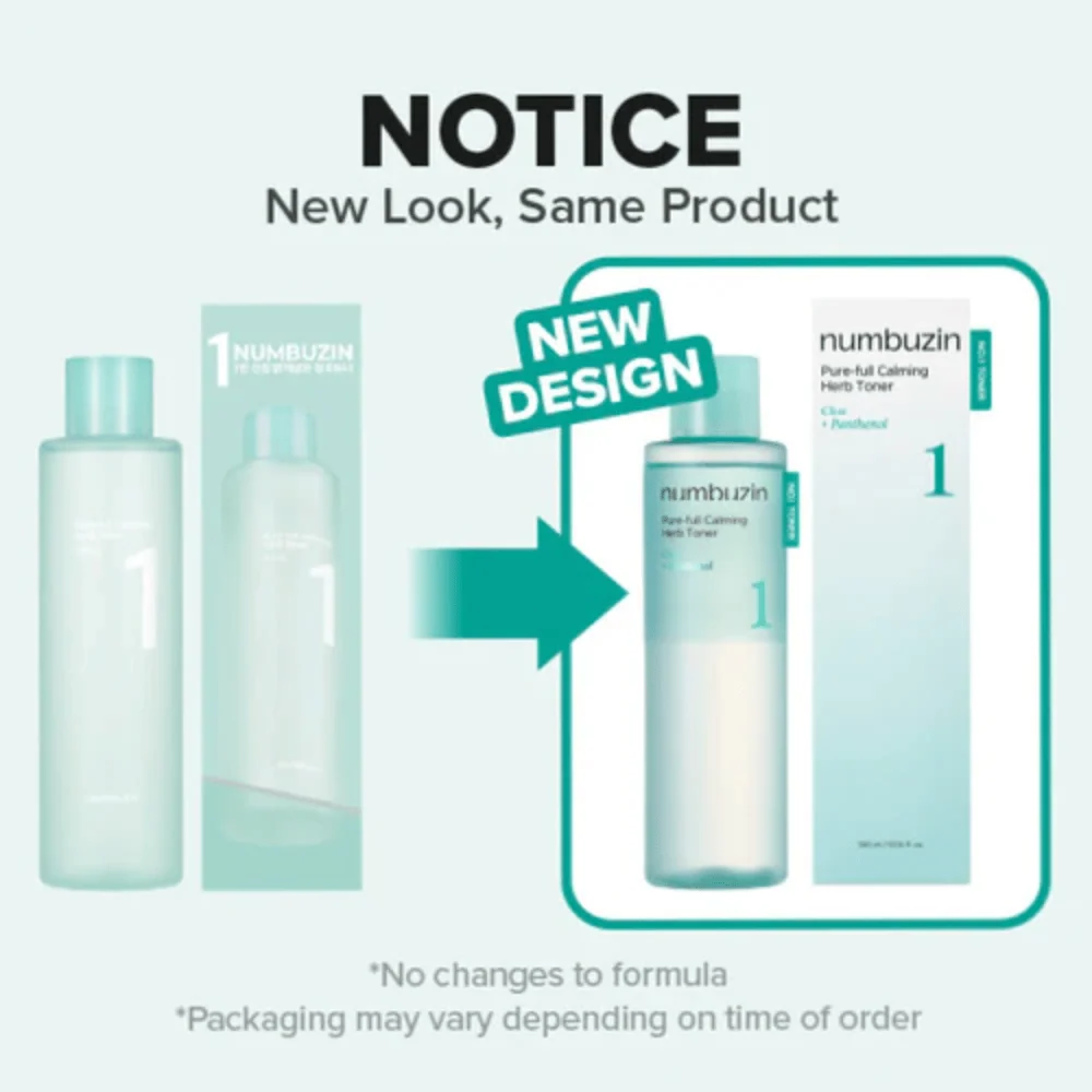 No.1 Pure-Full Calming Herb Toner 300ml