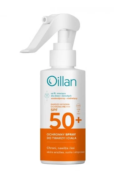OILLAN Auringonsuojasuihke SPF50 (125 ml)