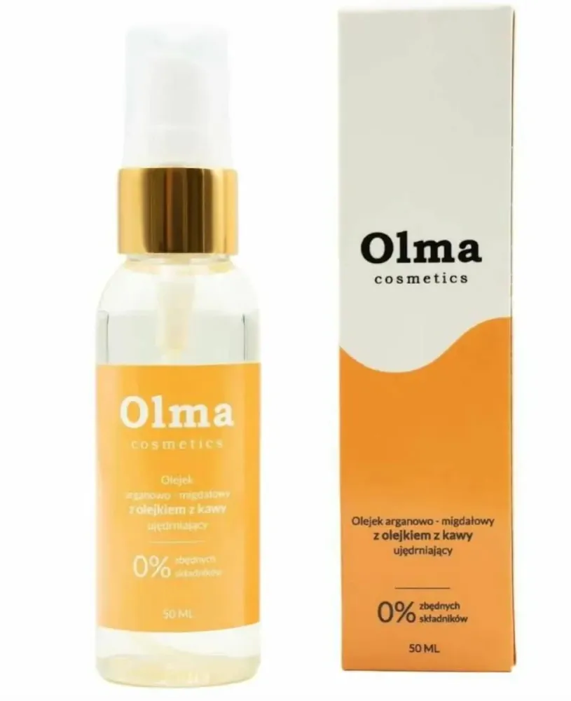 Olma Cosmetics Kiinteyttävä argan-päärynäöljy kahviöljyllä 50ml