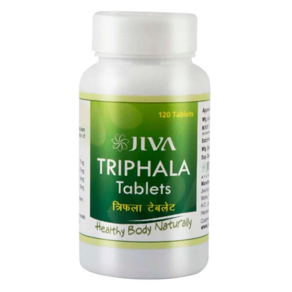 Onglet Triphala 120. suoliston puhdistus JIVA AYURVEDA