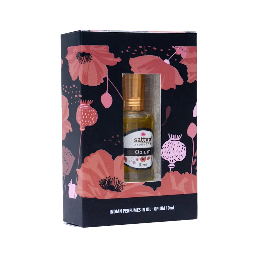 OPIUM-HAJUVEDEIT ÖLJYSSÄ (ROLL-ON) 10 ml - SATTVA (AYURVEDA)