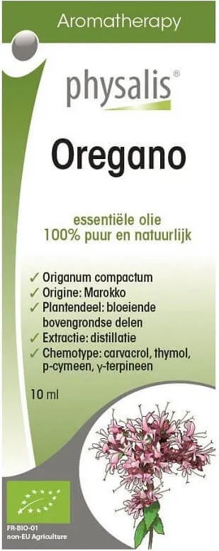Oregano (Oregano) eteerinen öljy BIO 10 ml - PHYSALIS