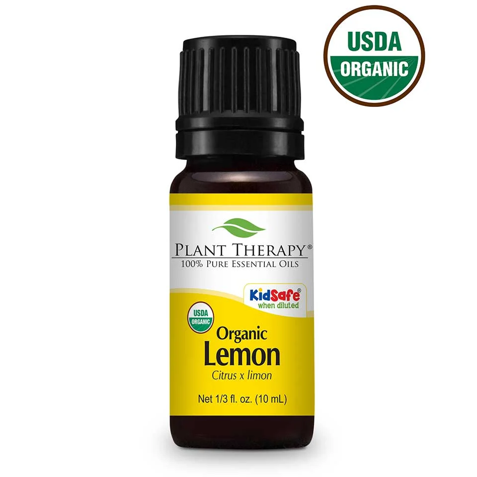 Organic Lemon eteerinen öljy 10ml - Plant Therapy