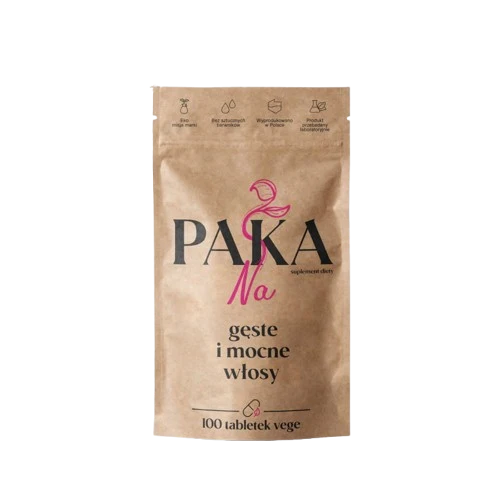 Paka Natury paksuun ja vahvaan hiuksiin 100 kasvitablettia