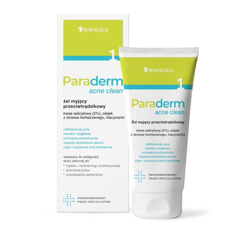 Paraderm akneen puhdistuspesuaine 150g PARAMEDICA