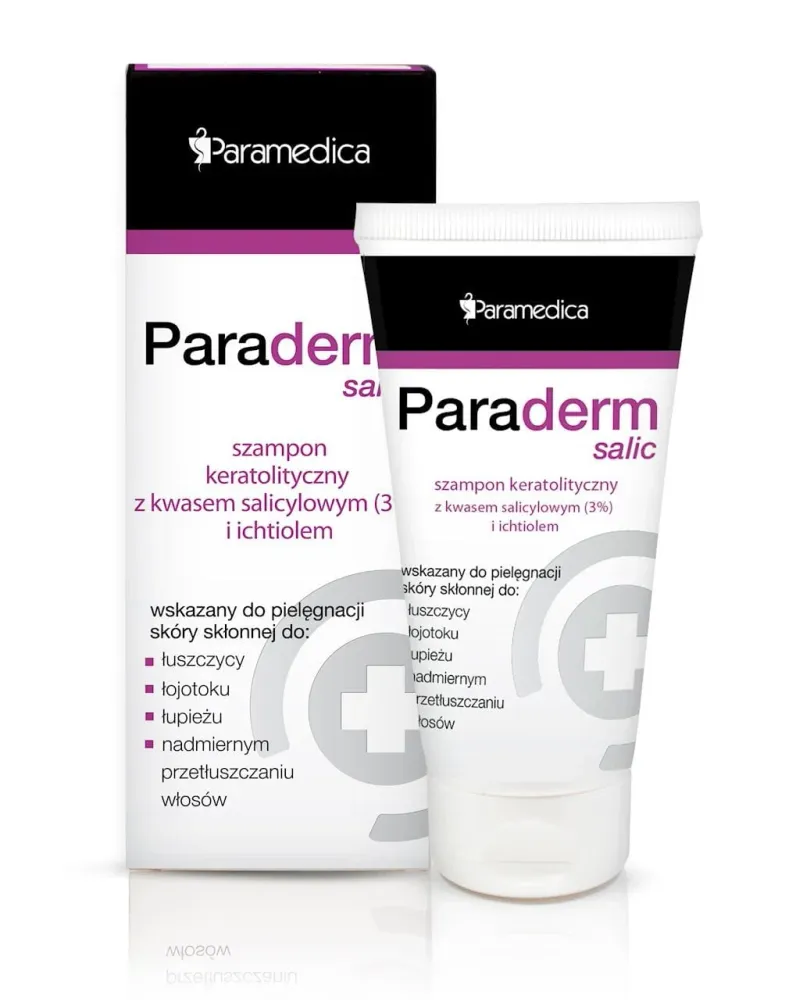 Paraderm keratolyyttinen shampoo salisyylihappoa (3 %) ja iktyolia sisältävä 150g PARAMEDICA