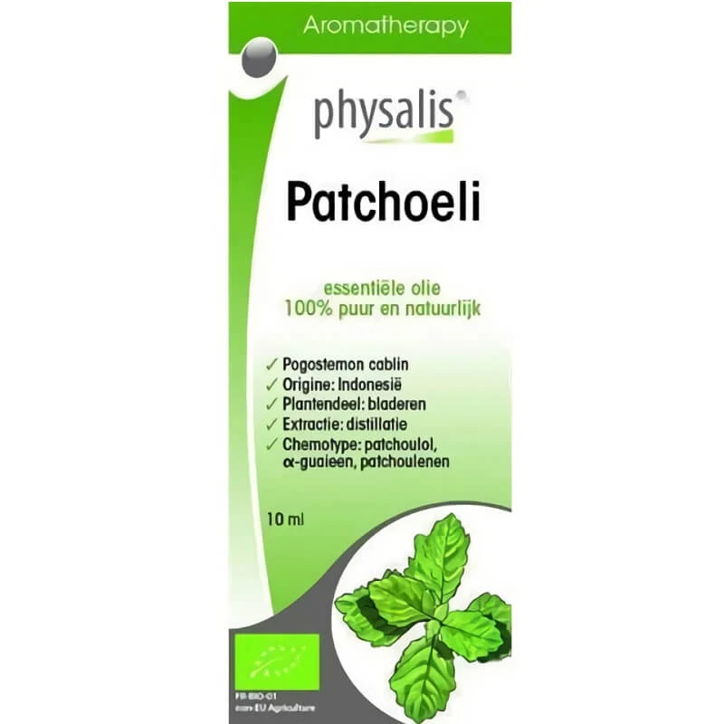 Patchoeli eteerinen öljy (Patchouli) LUOMU 10 ml - PHYSALIS