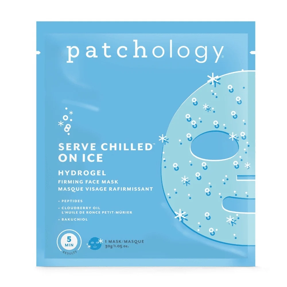 Patchology palvelee jäähdytettyjä jääkiinnityshydrogeelimaskissa
