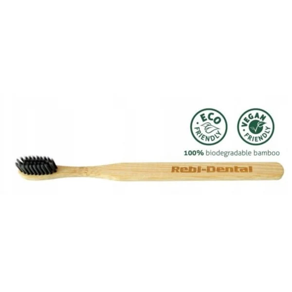Pehmeä hammasharja Rebi-Dental Charcoal