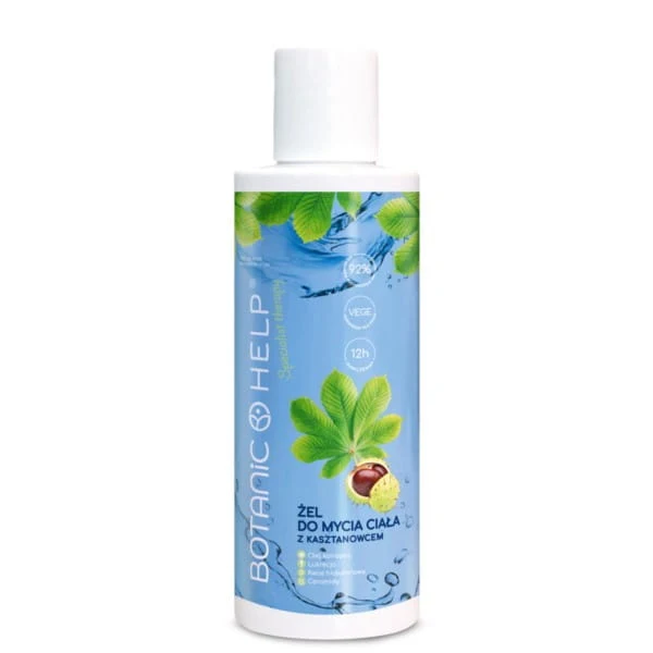 Pesuaine ruumiille Botanic Help hevoskastanjalla 200